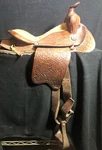 Ralide Vintage Western Leather Sheep Fleece Adult Horse Saddle 3712024 3780494. Fixed Price $399.99.