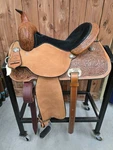 14" Circle Y High Horse Mansfield Barrel Saddle. Fixed Price $1099.00.