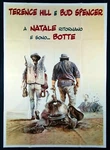 Botte Di Natale Poster Manifesto Terence Hill Bud Spencer Western Sella Saddle. Fixed Price $58.02.