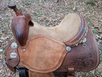 14.5" Martin Barrel Racing Saddle - 8" Gullet. Fixed Price $2295.00.