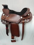 Wade Leather Western Saddle Designer Suede Seat Size 15" For Horse.. Fixed Price $449.99.