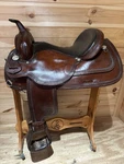 16 Circle Y Topeka Flex-lite Western Trail Saddle Model 1551. Fixed Price $950.00.