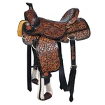 16 Hilason Western Horse Saddle American Leather Ranch Roping Cowboy. Fixed Price $749.95.