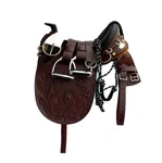 Australian Style Leather Saddle Stock Trail Horse Riding Tack Premium Deluxe Pro. Fixed Price $498.96.