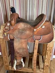 15" Crates Roping Saddle - Qhb /med Tree. Fixed Price $1225.00.