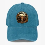 Texas Oilfield Ranch Hat Western Cowboy & Cattle Sunset Baseball Cap. Fixed Price $14.95.