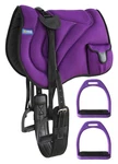 Horse Western Breathable Padded Anti-slip Neoprene Bareback Saddle 39194. Fixed Price $99.99.