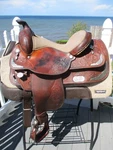 15'' Circle Equitation Western Show Saddle Sqh Bars Silver Canyon. Fixed Price $660.00.