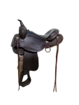 2-1389 15.5" Used Circle Y High Horse Arrow Creek Western Trail Saddle X-wide. Fixed Price $1944.00.