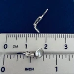 Rdlc Classic 1:12 Scale Western Saddle Horns (with Peg) Silver-toned Pair. Fixed Price $6.99.