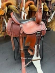 14.5" Martin - Crown Barrel Racing Saddle. Fixed Price $2650.00.