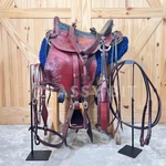 16.5" Custom Comfort Jacob Miller Endurance Saddle W/ Tack. Fixed Price $2373.75.