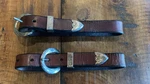 Vintage Sterling Silver Breast Collar Tugs - Solid By Billy Royal. Fixed Price $85.50.
