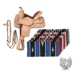 14 Inch Youth Western Saddle Only Package - All Around Trail 3 Colors. Fixed Price $519.10.