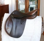 17" Pessoa Xch Saddle Rodrigo English Hunter/jumper Adjustable Tree. Fixed Price $1195.00.