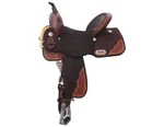 Circle Saddle Dawson Barrel Aztec Conchos Leather Overlays 2239. Fixed Price $3899.95.