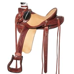 C-1-15 Western Horse Wade Saddle Leather Ranch Roping Mahogany Hilason. Fixed Price $749.95.