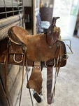 12INCH Double Saddlery Youth Western - Tooled Leather. Fixed Price $200.00.