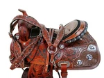 Cowgirl Barrel Saddle Western Horse 15 16 17 Pleasure Tooled Leather Tack Set. Fixed Price $399.69.