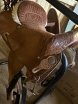 15 Billy Cook Maker Barrel Racing Saddle. Fixed Price $1889.00.