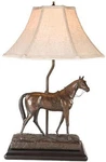 Breyer Horse Lamp With Linen Shade Euroluxhome. Fixed Price $549.00.