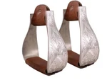 Tahoe Tack Aluminum Engraved Western Horse Stirrups 5.25" For Saddles. Fixed Price $48.99.