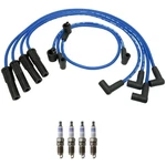 Ngk Wire Set & Bosch Double Platinum Spark Plugs Kit For Ltd Mustang 2.3 L4. Fixed Price $84.95.