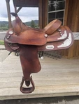 Horse Tack - 15 1/2 Crates Western Show Saddle. Fixed Price $825.00.