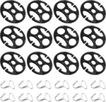 24PCS Car Seat Cover Hooks Set 12 Metal, Plastic Buckles, Black. Fixed Price $9.77.