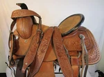 Western Saddle Trail Pleasure Hard Seat Tooled Leather Horse Tack 15 16 17 18. Fixed Price $399.71.