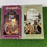 Dragonlance Preludes Ii Vol 1 & 2 Riverwind The Plainsman + Flint King. Fixed Price $18.30.