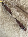 Western Harness Leather Rolled Curb Strap For Horse Bridles Tack Free Ship. Fixed Price $15.00.