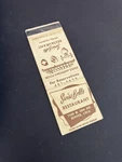 Vintage Colorado Matchbook Swiss Bells Restaurant Denver. Fixed Price $9.95.