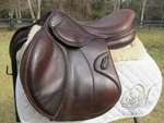 Premium Dark Brown English Close Contact Saddle Eco- Leather Horse Riding. Fixed Price $498.00.