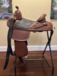 Bob Marshall Wrangler Fully Tooled 15.5 Treeless Saddle - Shipping Included. Fixed Price $2300.00.