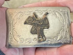 Vintage Slim Mid Century Cowboy Western Horse Saddle Belt Buckle Rare. Fixed Price $18.90.