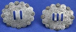 Vtg Visalia Sterling Silver Western Saddle Lariat Riata Pommel Conchos. Fixed Price $599.00.