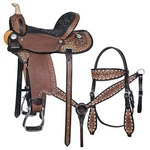 Zi Comfytack Western Horse Barrel Racing Trail Pleasure American Leather Saddle. Fixed Price $349.95.
