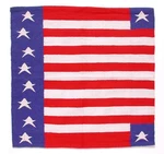 Western Saddle Blanket Patriotic American Flag Red-white-blue 32" X. Fixed Price $29.30.