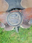 Western Leather Saddle Ortho Flex With 15 Inch Suade Seat. Fixed Price $1200.00.