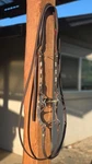 Vintage Western Headstall Silver Ferrules, Matching Reins, Tip Mfg Bit. Fixed Price $165.00.