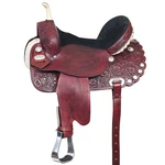 C-M-16 In Western Horse Saddle American Leather Treeless Trail Barrel Hilason. Fixed Price $749.95.