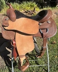 16 Dale Chavez Beautiful Custom Western Show Saddle, 27 Skirt, Semi Qh Bars. Fixed Price $2950.00.
