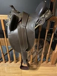 17 Australian Stock Saddle Handmade Outback Leather Western Horse. Fixed Price $400.00.