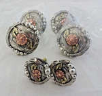 6 Piece Conchos Wood Screws California Antiqued Horse Saddle Hansen Western Gear. Fixed Price $169.99.