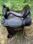 17.5" Tucker High Plains Classic Trail Saddle - Wide Tree. Fixed Price $1795.00.