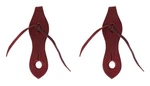 Challenger Usa Horse Tack Western Latigo Red Leather Slobber Straps. Fixed Price $28.99.