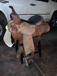 Molly Powell Xtreme Series Barrel Saddle- Reinsman 2010. Fixed Price $1200.00.
