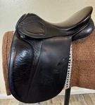 Stubben Dressage English Horse Saddle Black 16.5 In Premium Equestrian Tack. Fixed Price $600.00.