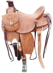 Wade Tree Western Roping Ranch Premium Leather Equestrian Horse Saddle 15 To 17". Fixed Price $445.00.